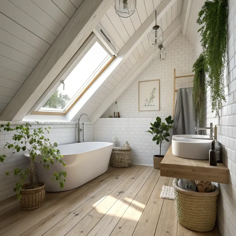 15 Elegant Small Attic Bathroom Ideas and Modern Decor