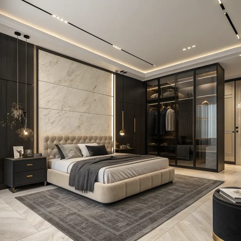 10 Sophisticated Modern Bedroom Design Ideas and Smart Storage