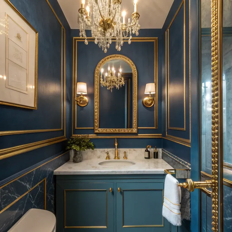 10 Fabulous Retro Blue Bathroom Ideas and Vintage Charm