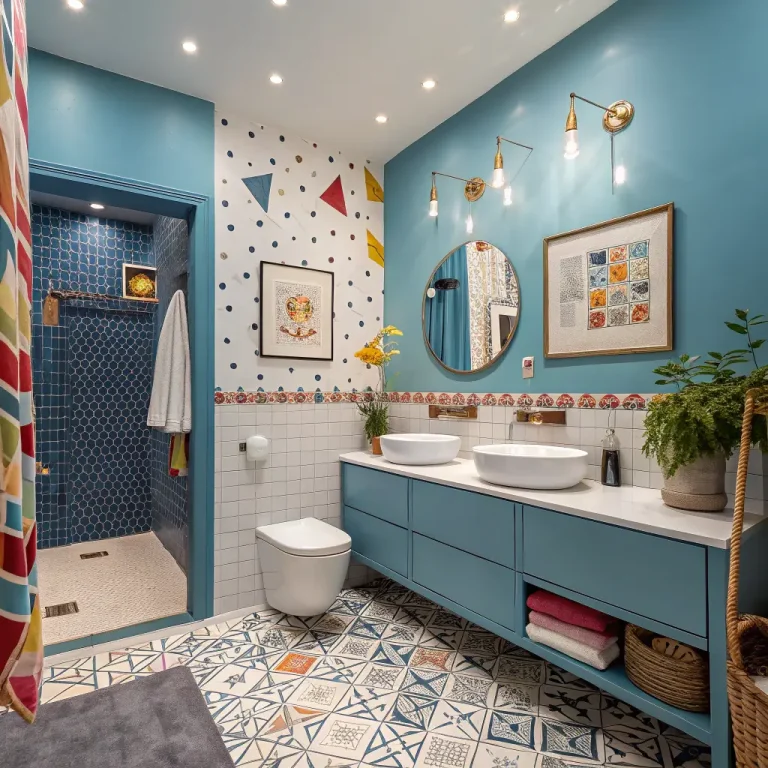 10 Relaxing Dusty Blue Bathroom Ideas with Smart Design