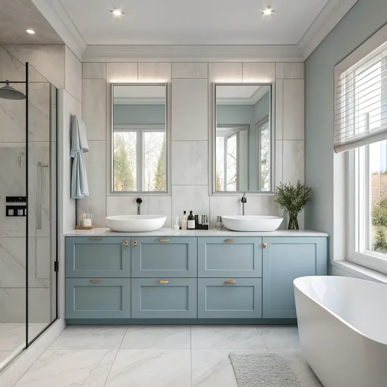 10 Bright Blue Bathroom Cabinets Ideas That Wow Instantly