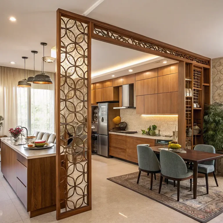 10 Practical Semi Open Kitchen Ideas with Smart Storage