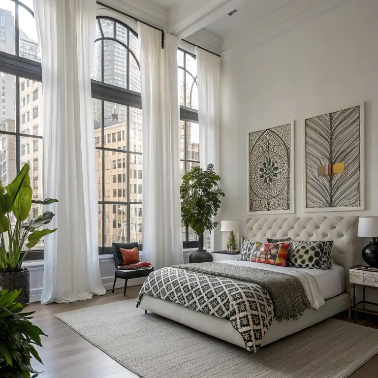 10 Modern White Curtains Bedroom Ideas and Minimalist Flair