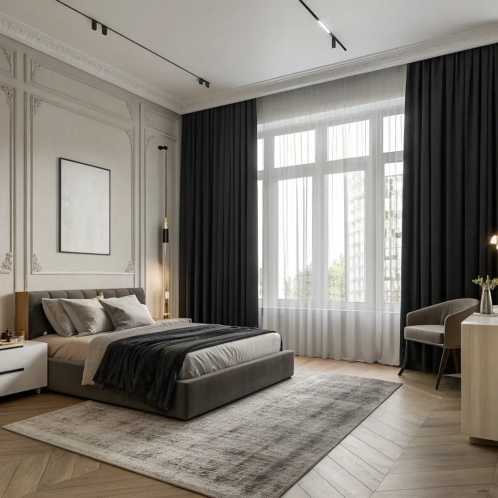 10 Inspiring Black Aesthetic Curtains Bedroom Ideas for Every Mood