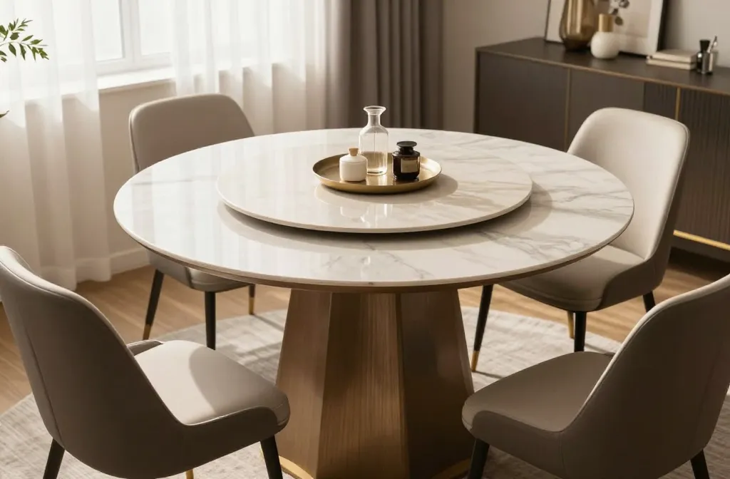 15 Round Dining Table Ideas for a Cozy and Functional Layout!!