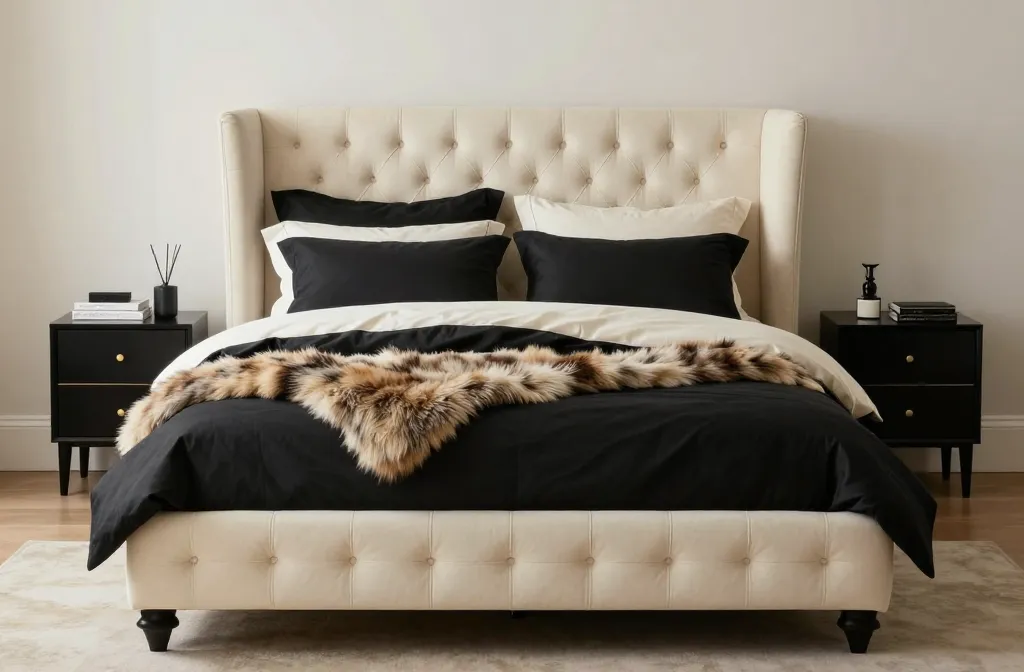 Fall in Love! 20 Black and Cream Bedroom Decor Ideas