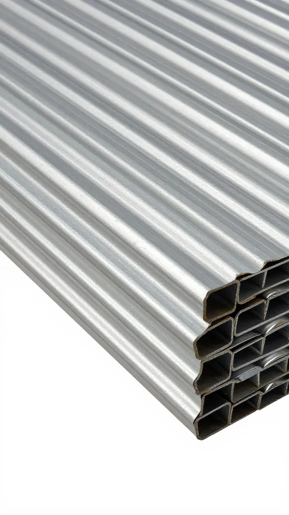 High-quality photo representing: 8. Industrial Corrugated Metal Edge