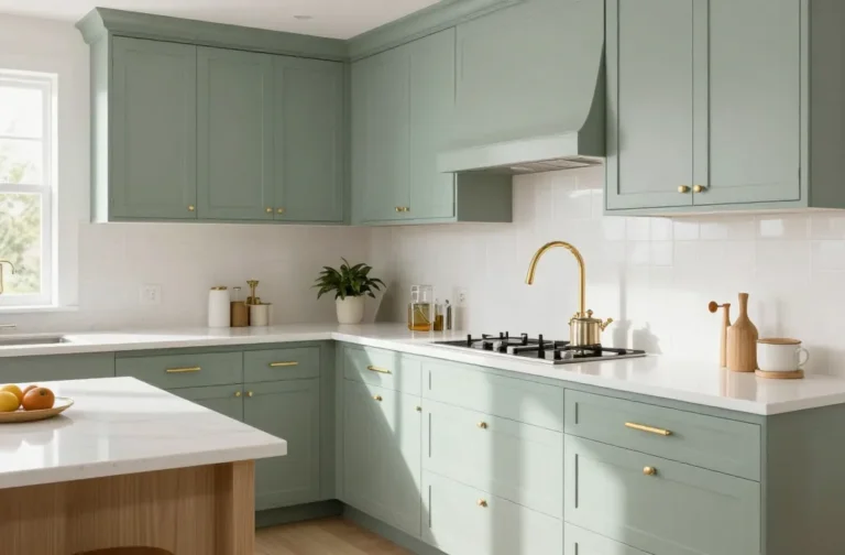 Elevate Your Home with 20 Green Kitchen Cabinet Ideas