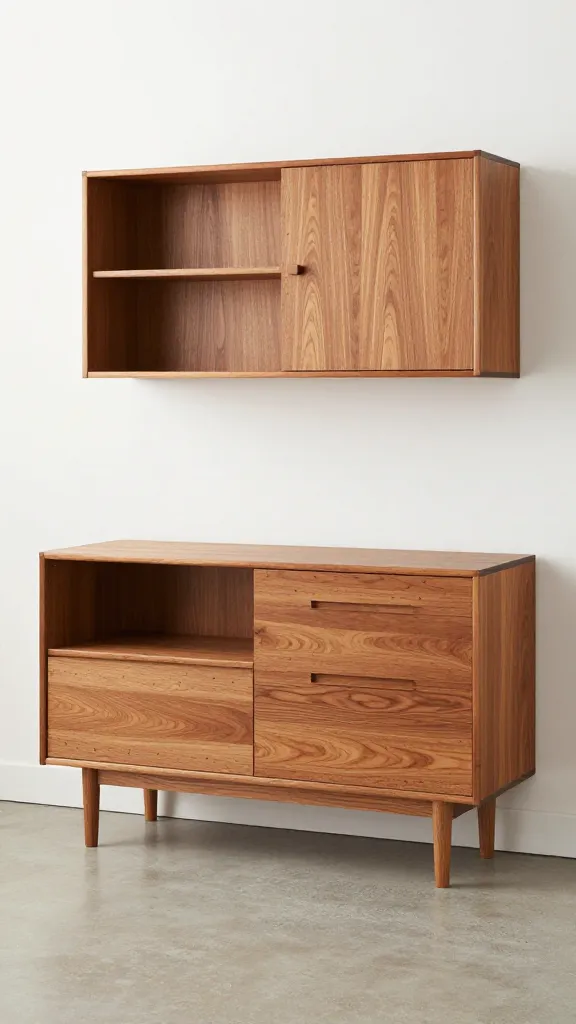 High-quality photo representing: 12. Mid-Century Modern Cool with Teak Treasures