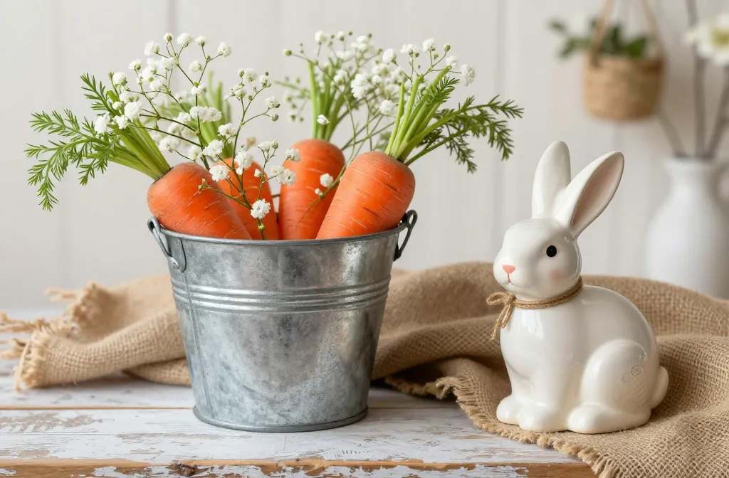 Wow! 16 Budget-Friendly Rustic Farmhouse Easter Decor Ideas
